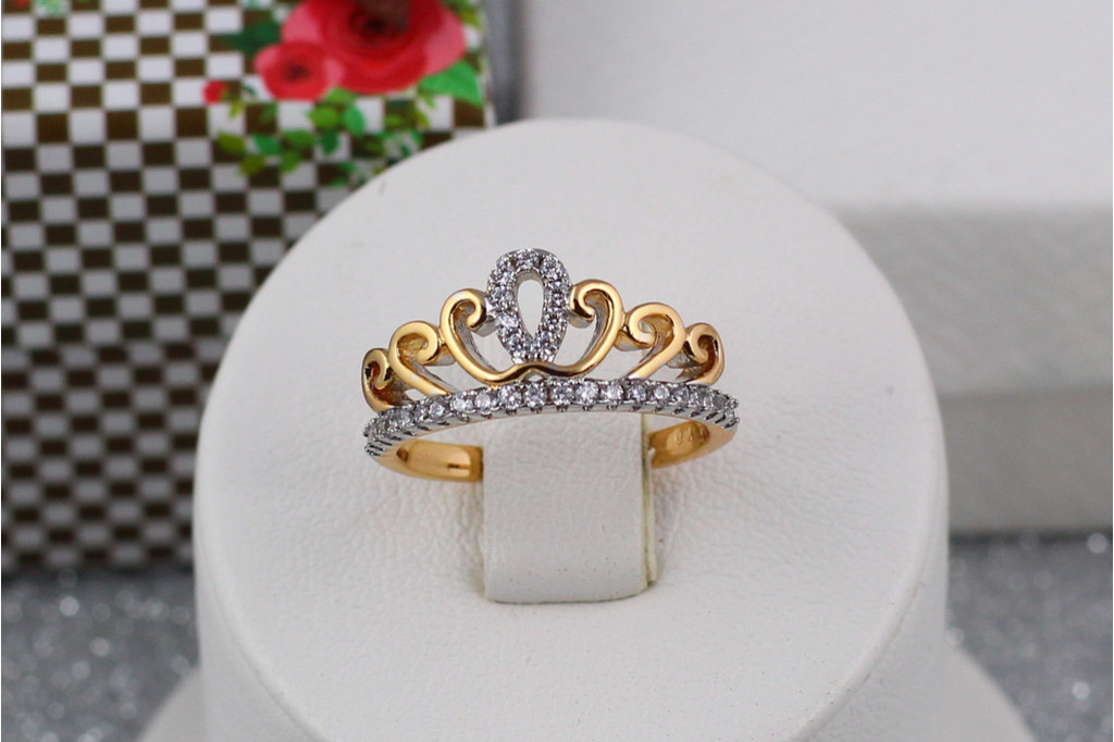 Кільце Xuping Jewelry маленька принцеса р 17 золотисте