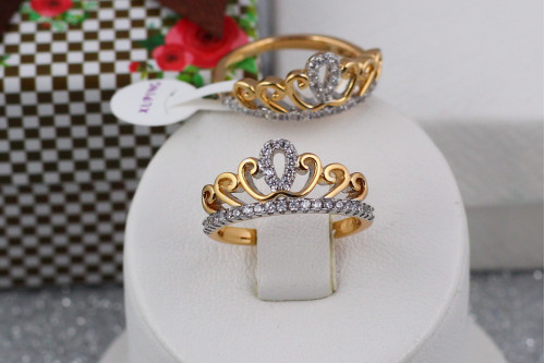 Кільце Xuping Jewelry маленька принцеса р 18 золотисте
