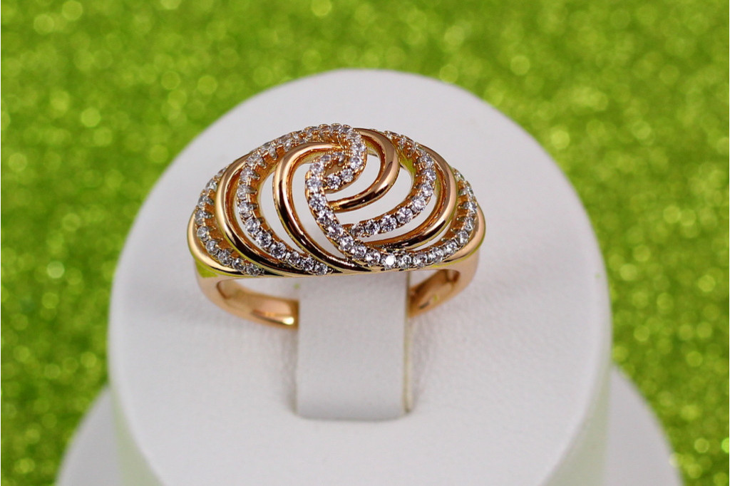 Кільце Xuping Jewelry конус троянда р 18 золотисте