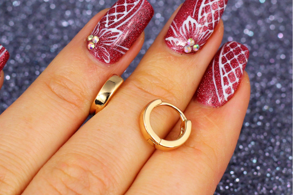 Серьги Xuping Jewelry колечки 1 см  золотистые