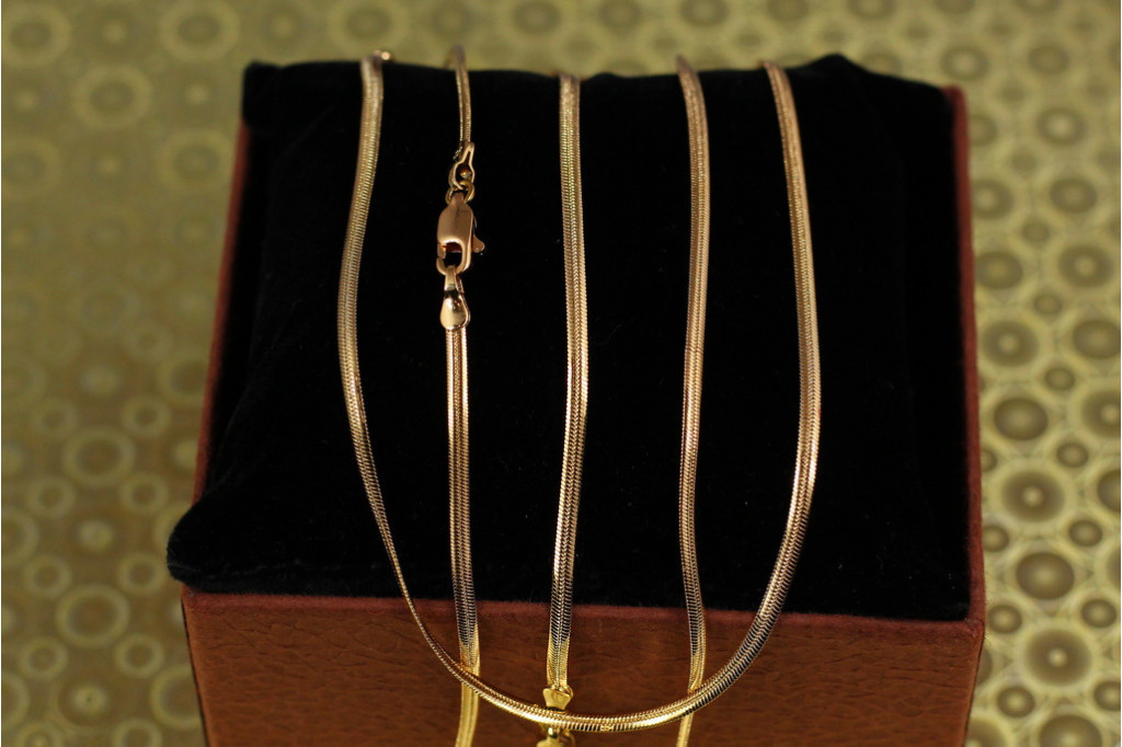 Ланцюг Xuping Jewelry снейк 45 см 2,5 мм золотистий