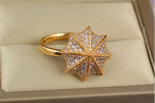 Кільце Xuping Jewelry парасолька обертається 2 см р 18 золотисте