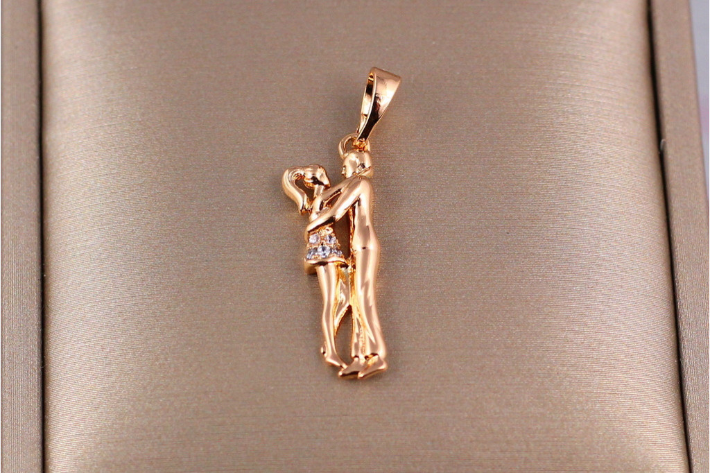 Кулон Xuping Jewelry крепкие объятия 2,3 см золотистый