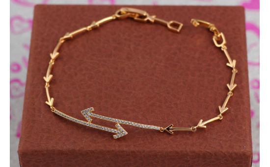Браслет Xuping Jewelry вектор 19.5 см золотистий
