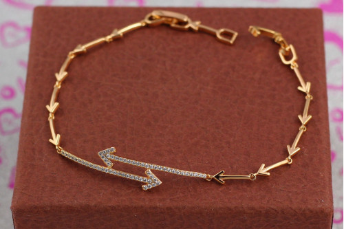 Браслет Xuping Jewelry вектор 17.5 см золотистий