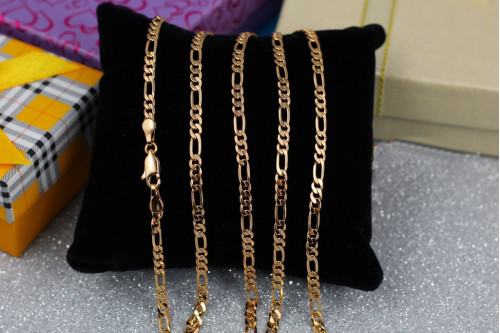 Ланцюг Xuping Jewelry фігаро 50 см 3 мм золототистий