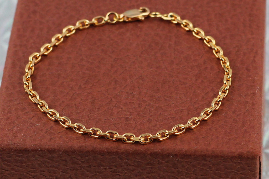 Браслет Xuping Jewelry якірний 19 см 3.5 мм золотистий