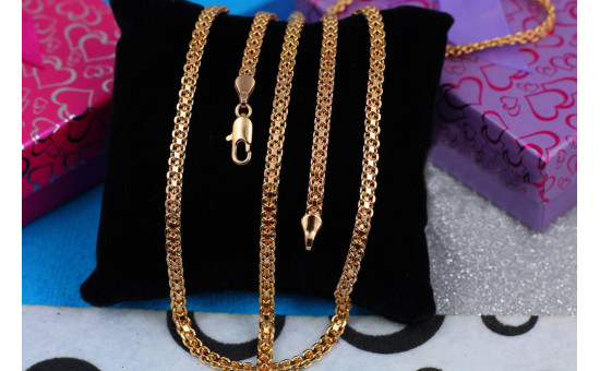 Ланцюг Xuping Jewelry бісмарк 55 см 4 мм золотистий