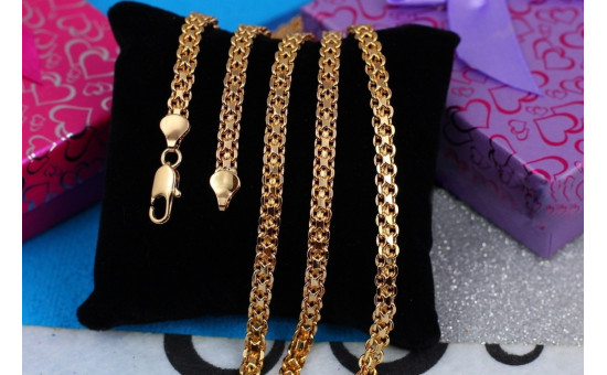 Ланцюг Xuping Jewelry бісмарк 60 см 5 мм золотистий