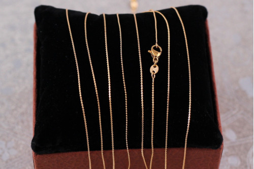 Ланцюг Xuping Jewelry струмок 45 см 0,8 мм золотистий