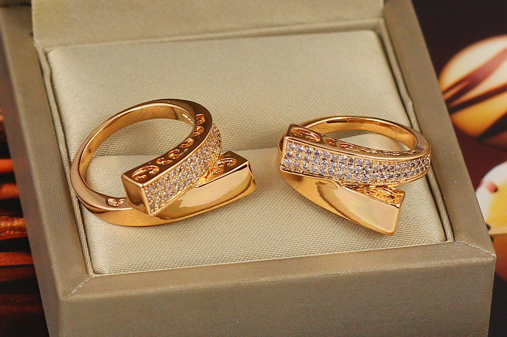 Кільце Xuping Jewelry єднання р 16 золотисте