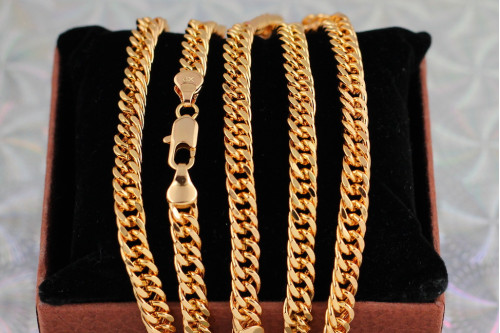 Ланцюг Xuping Jewelry кобра 55 см 6 мм золотистий