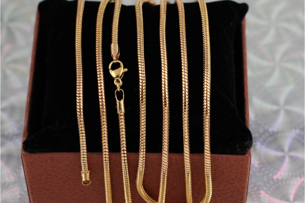 Ланцюг Xuping Jewelry джгут 45 см 3 мм золотистий