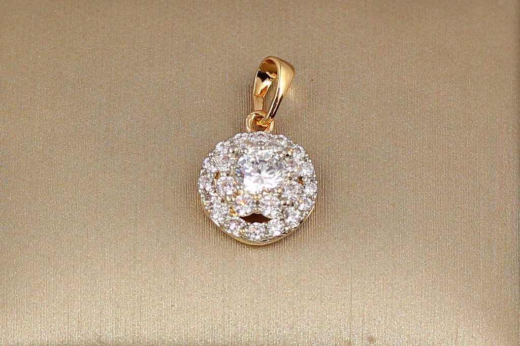 Кулон Xuping Jewelry зірка з родієм 1.2 см золотистий