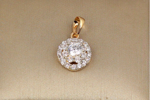 Кулон Xuping Jewelry звезда с родием 1.2 см золотистый
