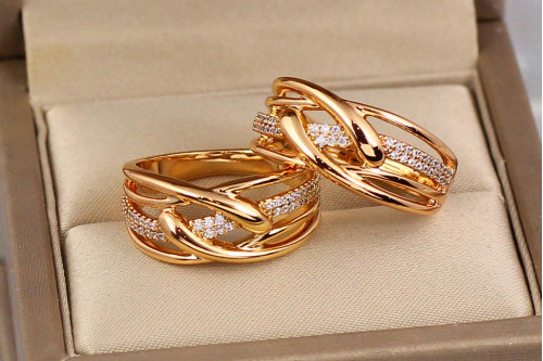 Кільце Xuping Jewelry змійки р 17 золотисте