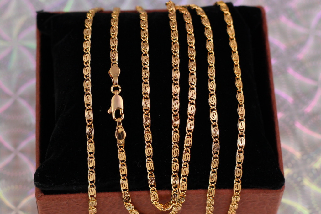 Цепь Xuping Jewelry улитка 45 см 3 мм золотистая