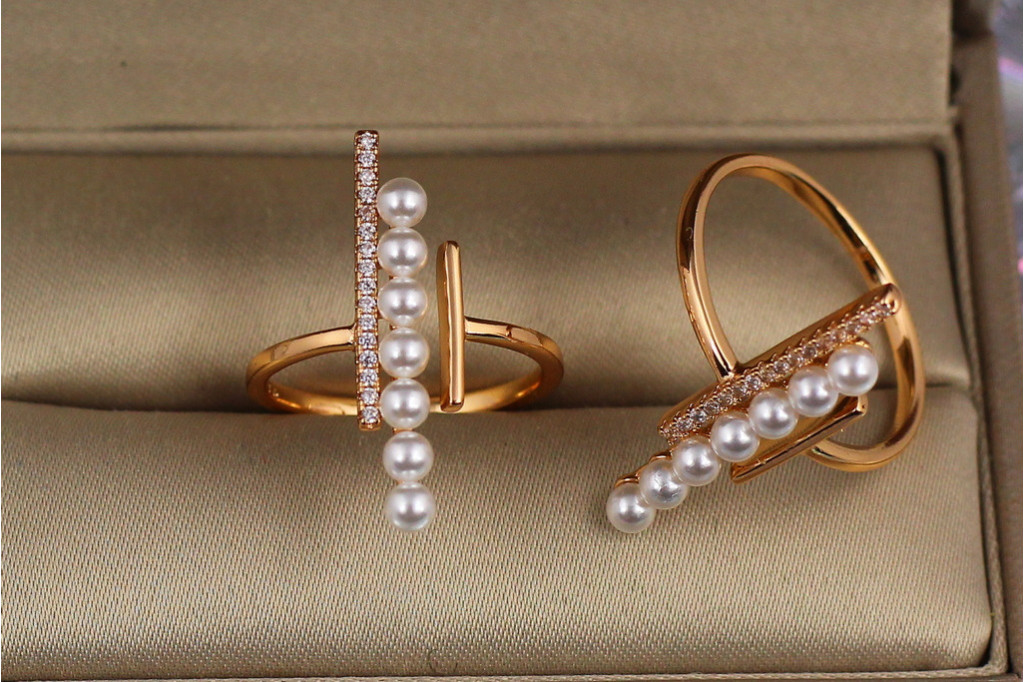 Кільце Xuping Jewelry три дороги р 16+ золотисте