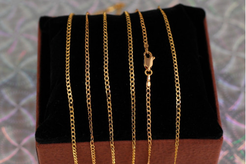 Ланцюг Xuping Jewelry панцирний закручений 60 см 1,8 мм золотистий