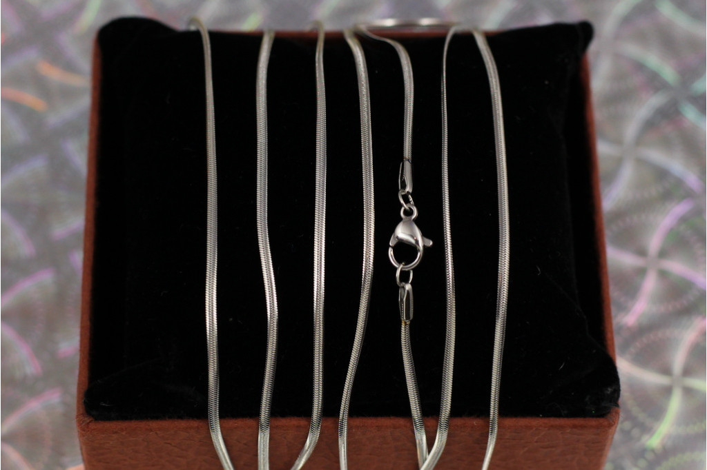 Цепь Xuping Jewelry снейк 60 см 1,5 мм серебристая