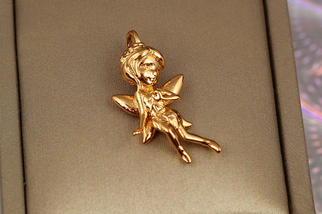 Кулон Xuping Jewelry фея Динь 2.5 см золотистый
