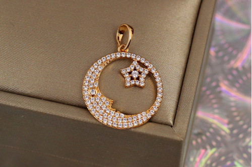 Кулон Xuping Jewelry парад планет 2 см золотистый