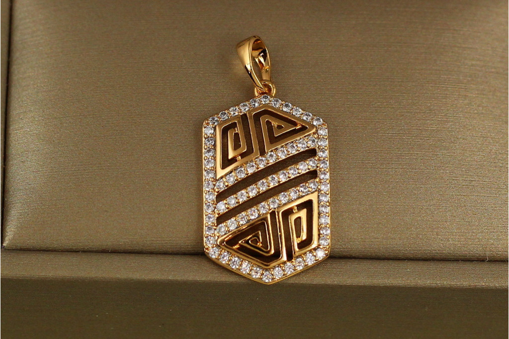 Кулон Xuping Jewelry скарби піраміди 2.6 см золотистий