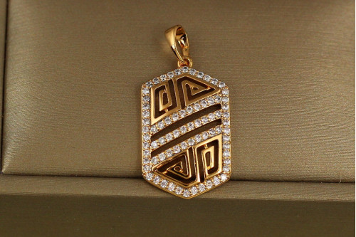 Кулон Xuping Jewelry сокровища пирамиды 2.6 см золотистый