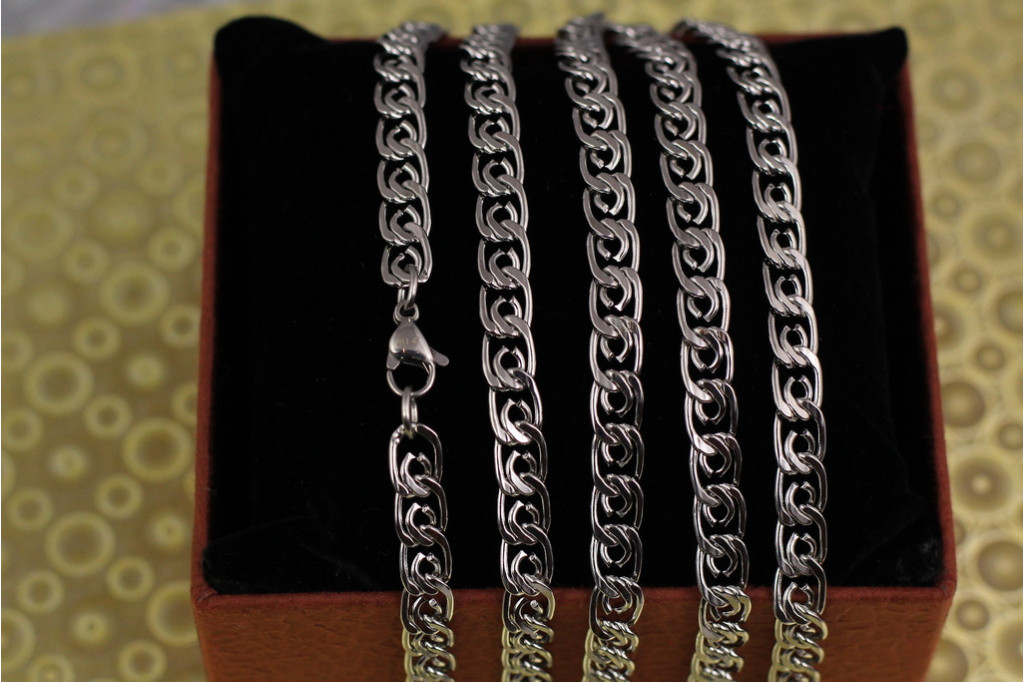 Ланцюг Xuping Jewelry лав 60 см 6 мм сріблястий