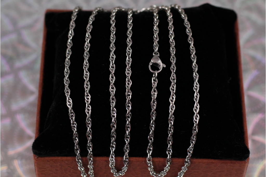 Ланцюг Xuping Jewelry корда 45 см 2 мм сріблястий