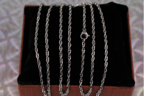 Ланцюг Xuping Jewelry корда 45 см 2 мм сріблястий