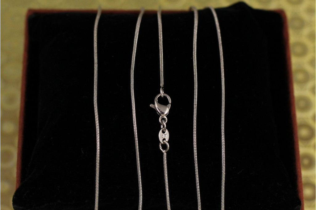 Цепь Xuping Jewelry жгут 45 см 1 мм серебристая