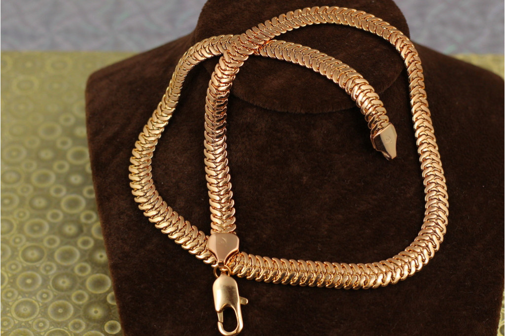 Ланцюг Xuping Jewelry анаконда 45 см 8 мм золотистий