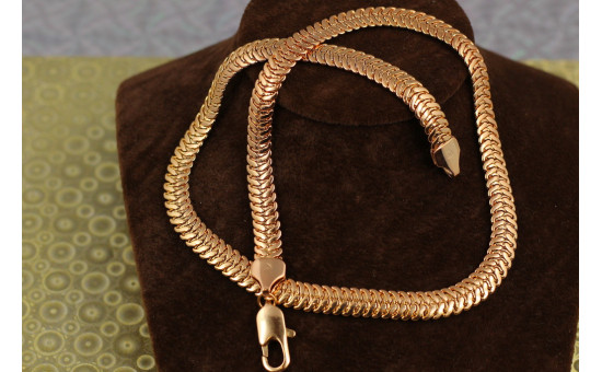Ланцюг Xuping Jewelry анаконда 45 см 8 мм золотистий
