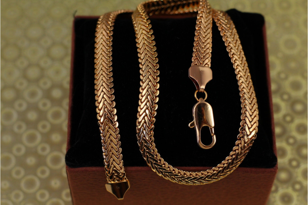 Ланцюг Xuping Jewelry анаконда 45 см 8 мм золотистий