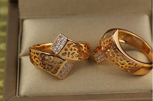 Кільце Xuping Jewelry феєрія р 18 золотисте
