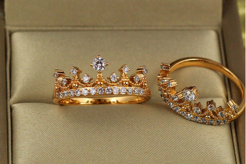 Кільце Xuping Jewelry графська корона р 20 золотисте