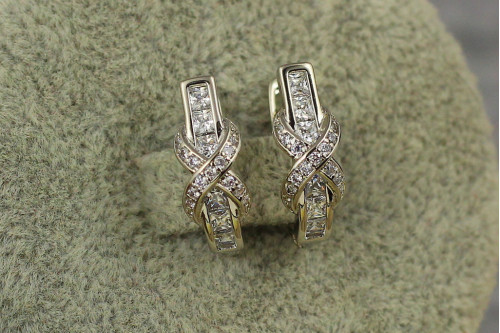 Сережки Xuping Jewelry романтик 1.7 см сріблясті