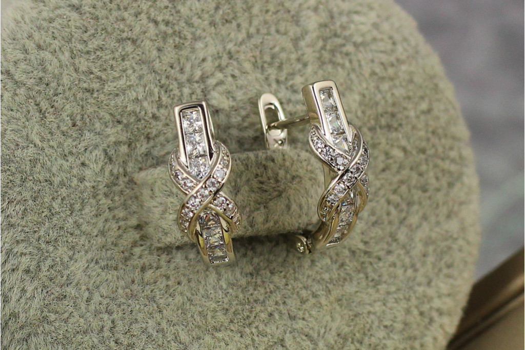 Сережки Xuping Jewelry романтик 1.7 см сріблясті