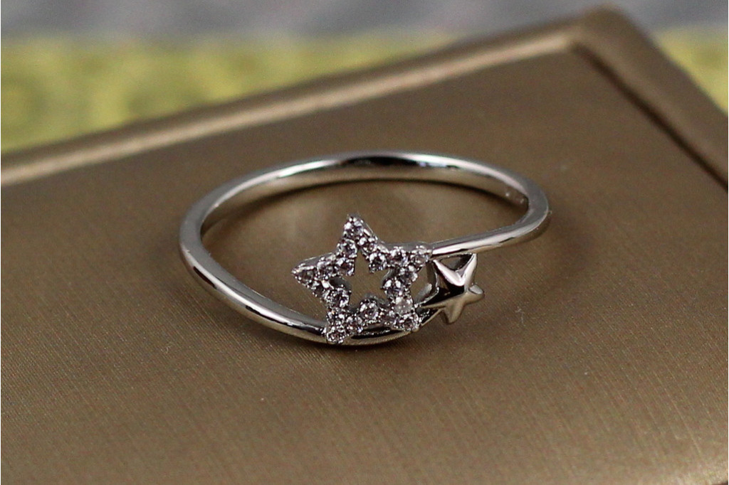 Кільце Xuping Jewelry хвіст комети р 17 сріблясте