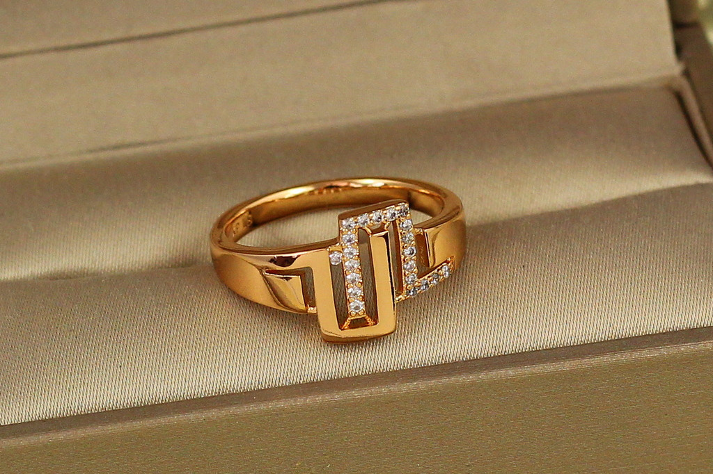 Кільце Xuping Jewelry тетрис р 20 золотисте