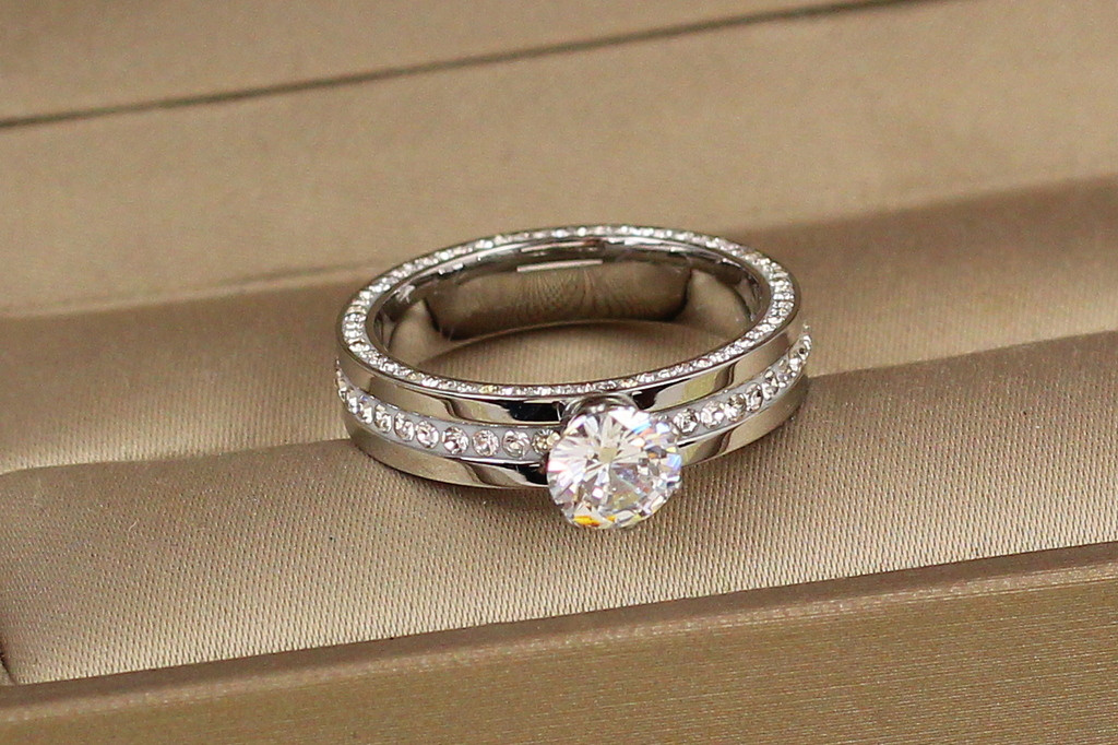 Кольцо  Xuping Jewelry вечное мгновенье р 17 серебристое