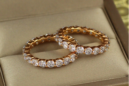 Кільце Xuping Jewelry нескінченний хоровод р 18 золотисте
