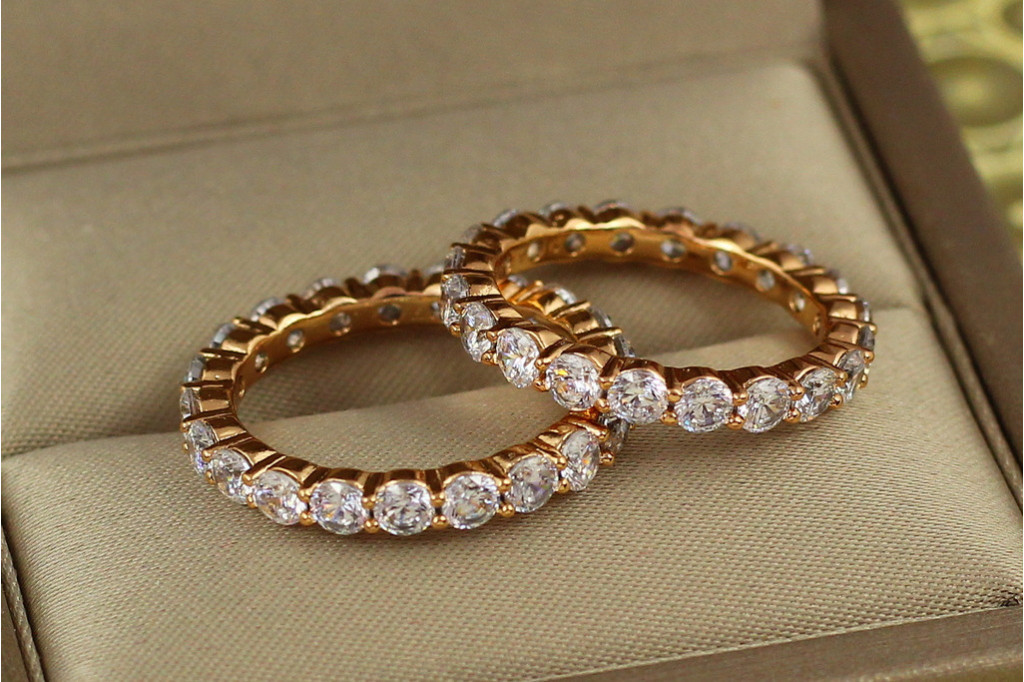 Кільце Xuping Jewelry нескінченний хоровод р 19 золотисте