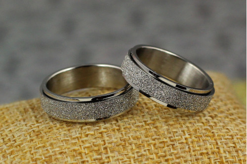 Кільце Xuping Jewelry шліфування р 17 сріблясте