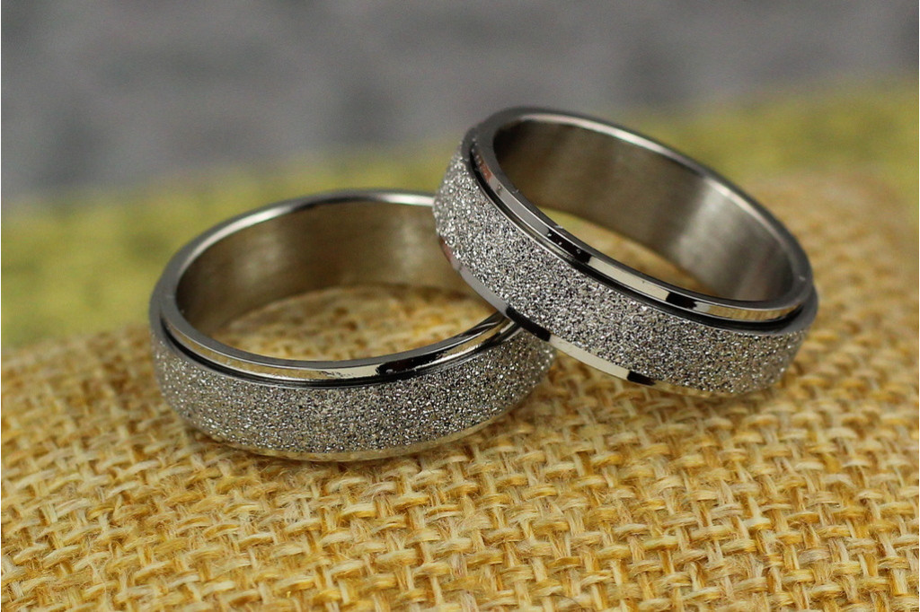 Кільце Xuping Jewelry шліфування р 17 сріблясте