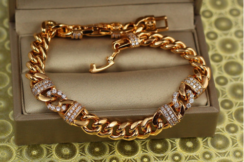 Браслет Xuping Jewelry ілюзія 20 см 8 мм золотистий