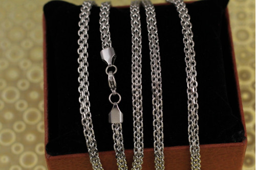 Ланцюг Xuping Jewelry бісмарк 45 см 4 мм сріблястий