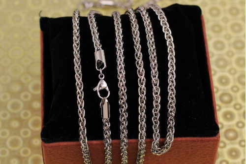 Ланцюг Xuping Jewelry колос 60 см 4 мм сріблястий