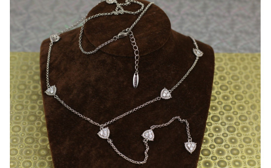 Ланцюг Xuping Jewelry мон амур 73 см 1 мм сріблястий